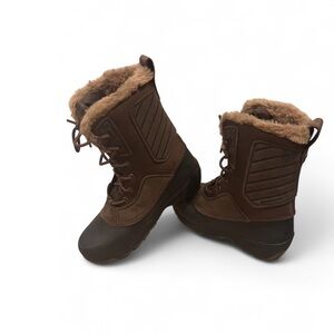 NWT The North Face Shellista IV Luxe Waterproof Insulated Boots Brown 6.5
